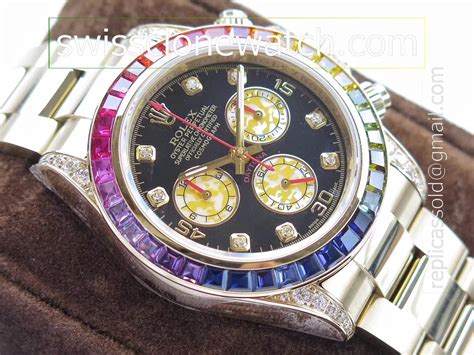 rolex rainbow replica|rolex rainbow 2021 price.